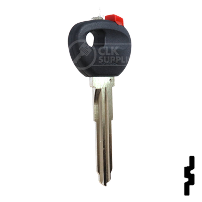 Uncut Transponder Key Shell | Mazda | TP00MAZ-9D-P Automotive Key JMA USA