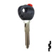 Uncut Transponder Key Shell | Mazda | TP00MAZ-9D-P Automotive Key JMA USA