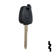 Uncut Transponder Key Shell | Nissan, Infiniti | NI02-Shell Automotive Key JMA USA