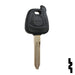 Uncut Transponder Key Shell | Nissan, Infiniti | NI02-Shell Automotive Key JMA USA