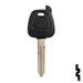 Uncut Transponder Key Shell | Nissan, Infiniti | NI02-Shell Automotive Key JMA USA