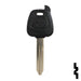 Uncut Transponder Key Shell | Nissan, Infiniti | NI02-Shell Automotive Key JMA USA