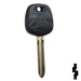 Uncut Transponder Key| Toyota, Scion | TOY44DPT, 5910834 Automotive Key Strattec