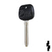 Uncut Transponder Key | Toyota, Scion | TOY44DPT, 5910834 Automotive Key Ilco