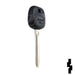 Uncut Transponder Key | Toyota, Scion | TOY44DPT, 5910834 Automotive Key Ilco