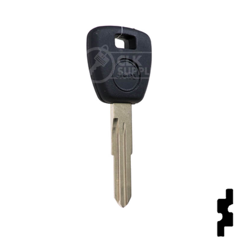 Uncut Transponder Key "V" Chip | Acura | Honda | HD111-PT, 5907552 Automotive Key LockVoy