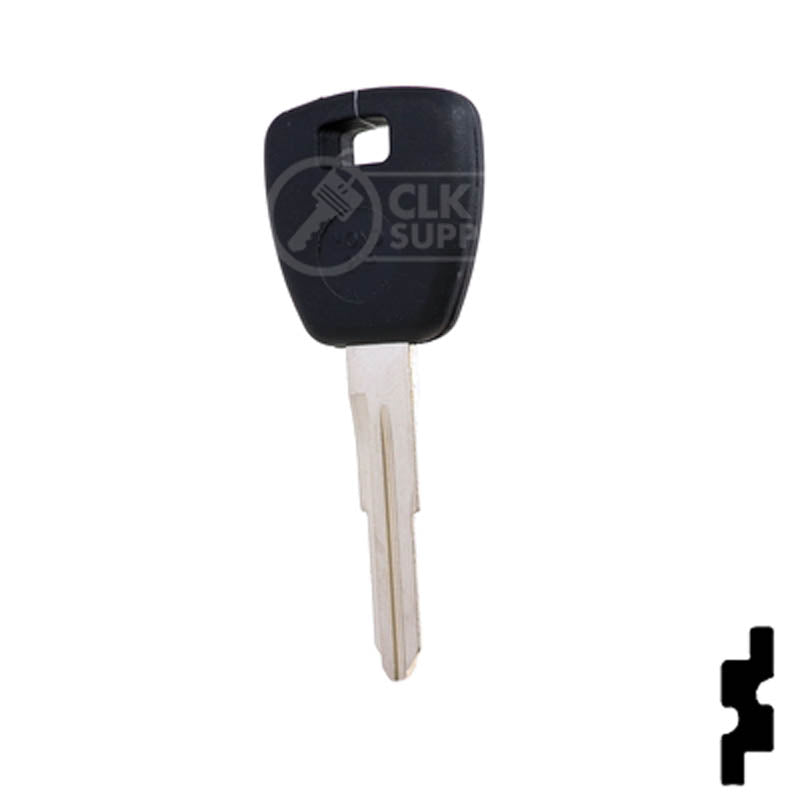 Uncut Transponder Key "V" Chip | Acura | Honda | HD111-PT, 5907552 Automotive Key LockVoy