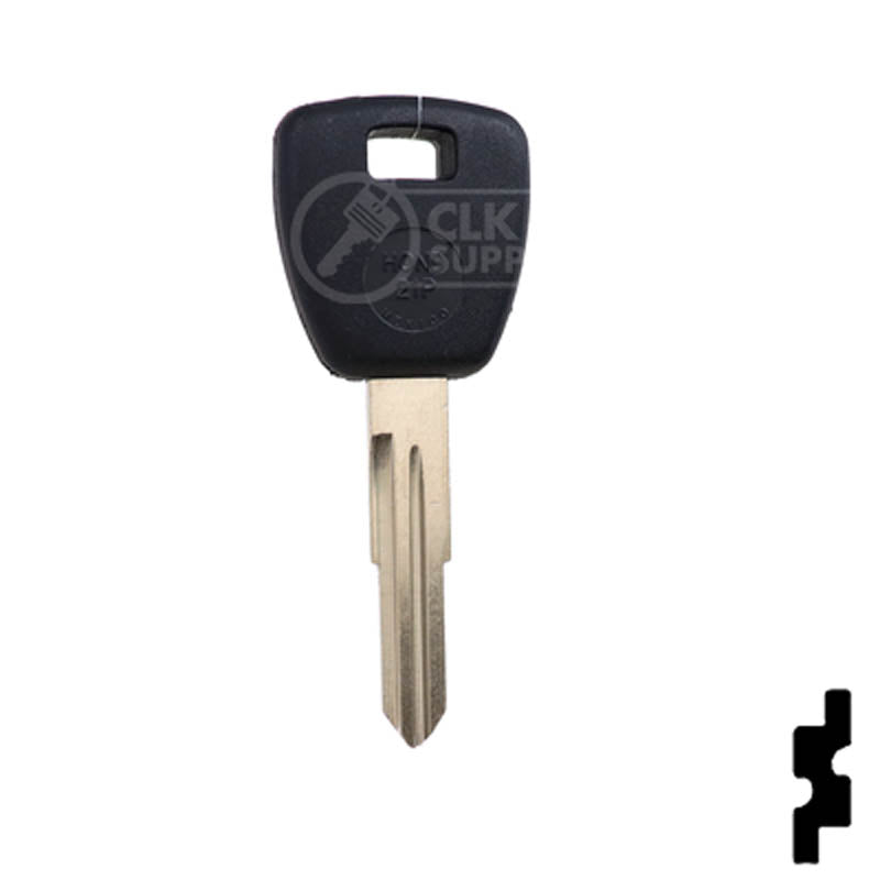 Uncut Transponder Key "V" Chip | Acura | Honda | HD111-PT, 5907552 Automotive Key LockVoy