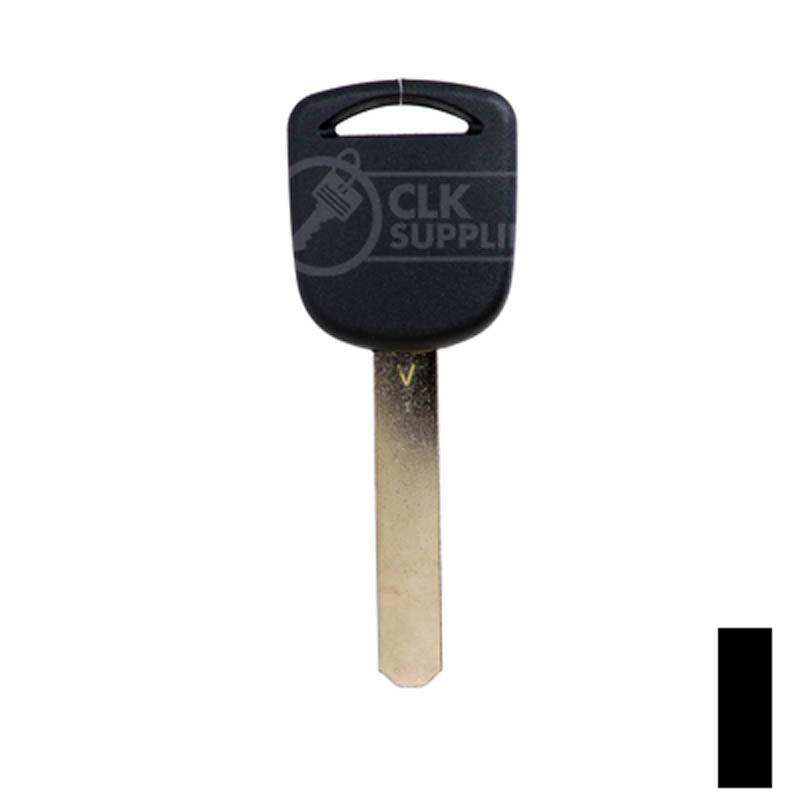 Uncut Transponder Key "V" Chip | Acura | Honda | HO03-PT, 5907553 Automotive Key LockVoy