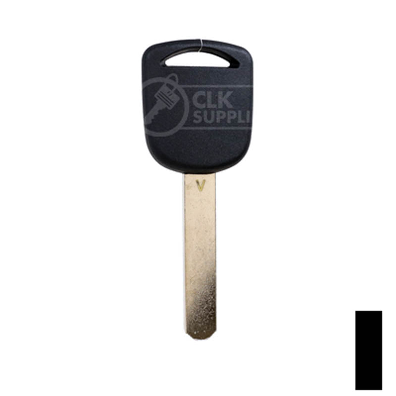 Uncut Transponder Key "V" Chip | Acura | Honda | HO03-PT, 5907553 Automotive Key LockVoy