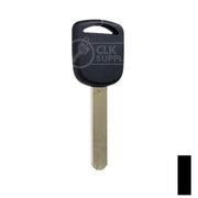 Uncut Transponder Key "V" Chip | Acura | Honda | HO03-PT, 5907553 Automotive Key LockVoy
