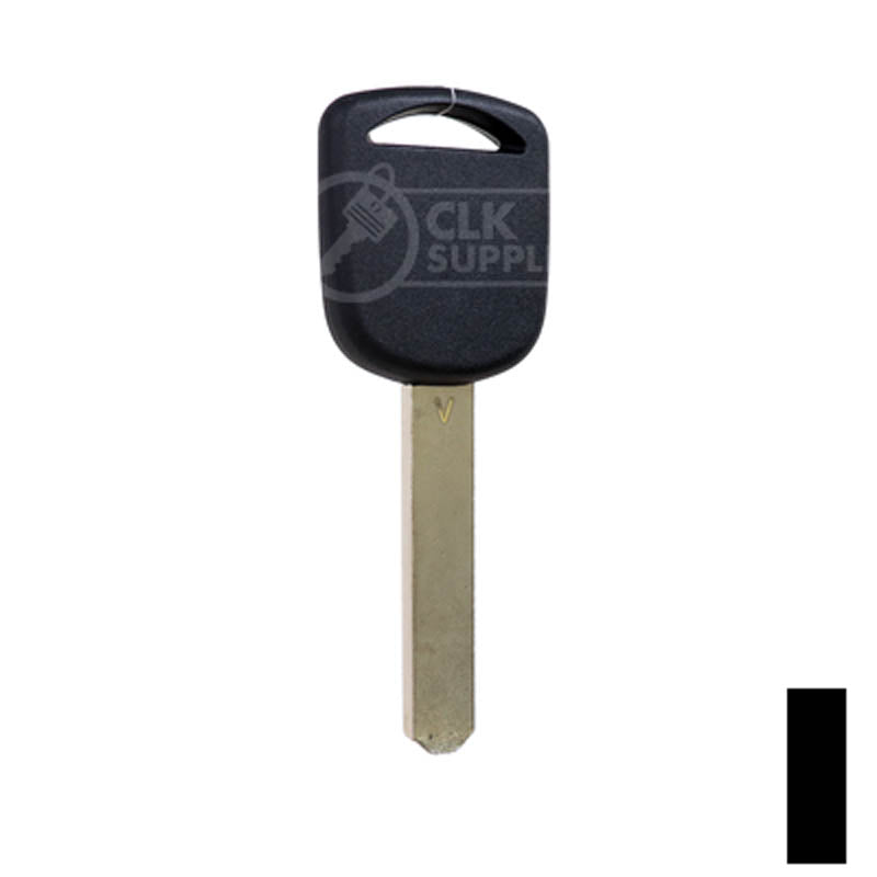 Uncut Transponder Key "V" Chip | Acura | Honda | HO03-PT, 5907553 Automotive Key LockVoy