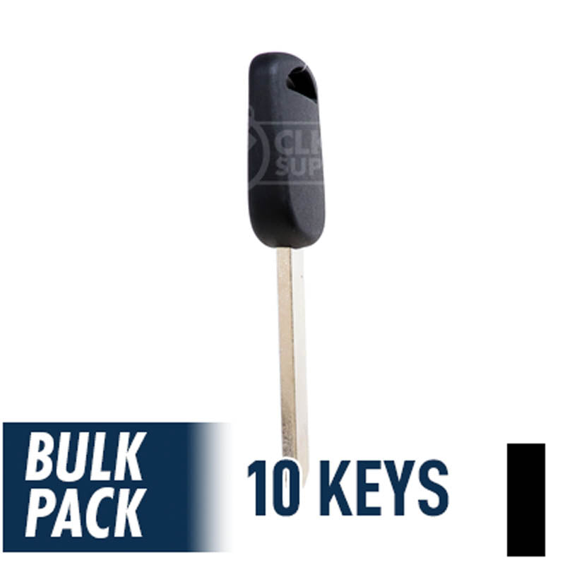 Uncut Transponder Key "V" Chip | Acura | Honda | HO03-PT, 5907553 Pack of 10 Automotive Key JMA USA