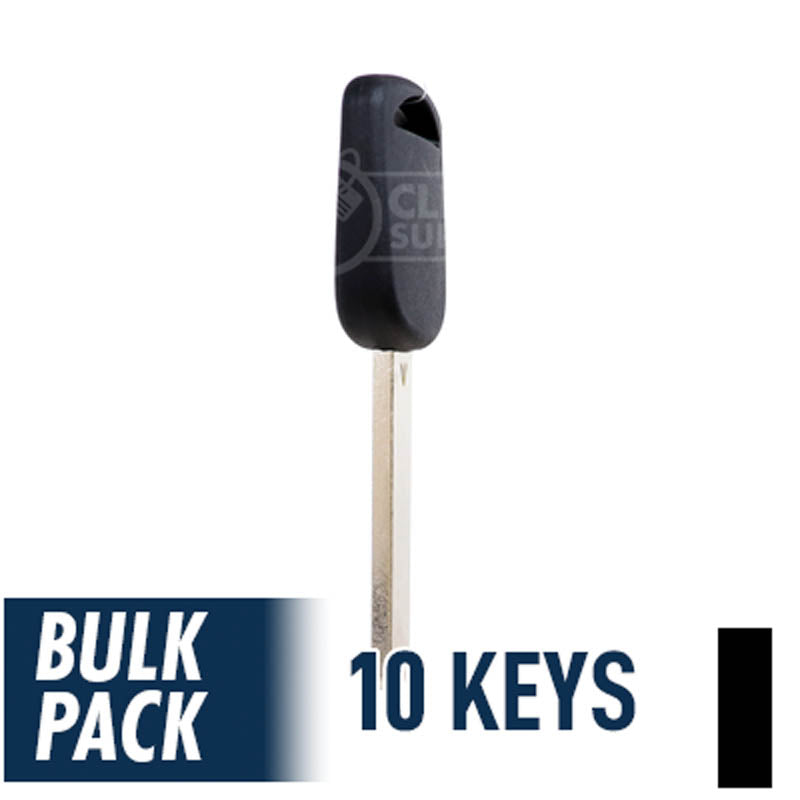 Uncut Transponder Key "V" Chip | Acura | Honda | HO03-PT, 5907553 Pack of 10 Automotive Key JMA USA