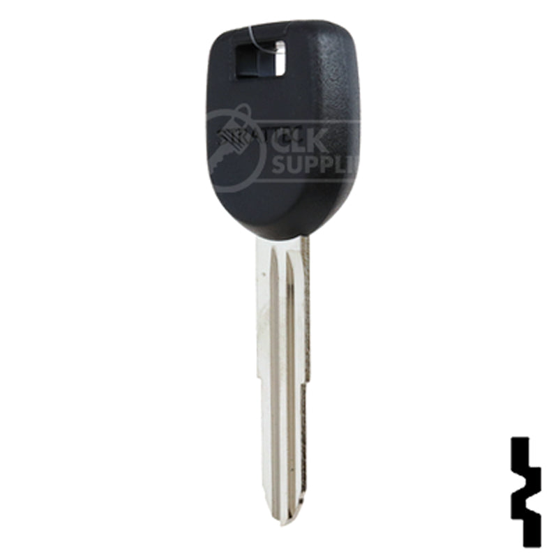 Uncut Transponder Key w/ Strattec Logo | Mitsubishi | MIT12PT Automotive Key Strattec