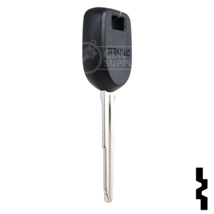 Uncut Transponder Key w/ Strattec Logo | Mitsubishi | MIT12PT Automotive Key Strattec