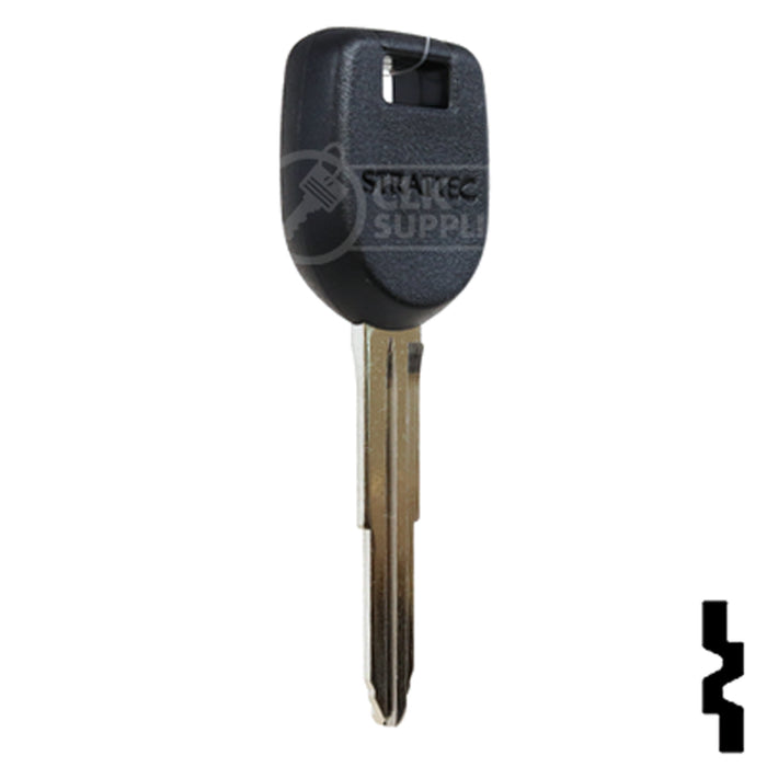 Uncut Transponder Key w/ Strattec Logo | Mitsubishi | MIT12PT Automotive Key Strattec