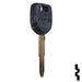 Uncut Transponder Key w/ Strattec Logo | Mitsubishi | MIT12PT Automotive Key Strattec