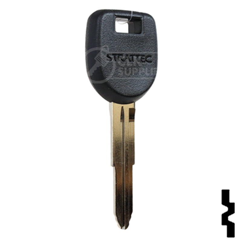 Uncut Transponder Key w/ Strattec Logo | Mitsubishi | MIT12PT Automotive Key Strattec