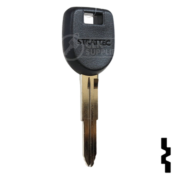 Uncut Transponder Key w/ Strattec Logo | Mitsubishi | MIT12PT Automotive Key Strattec