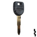 Uncut Transponder Key w/ Strattec Logo | Mitsubishi | MIT12PT Automotive Key Strattec