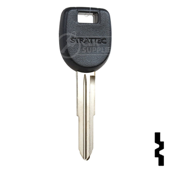 Uncut Transponder Key w/ Strattec Logo | Mitsubishi | MIT12PT Automotive Key Strattec