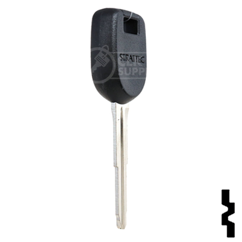 Uncut Transponder Key w/ Strattec Logo | Mitsubishi | MIT12PT Automotive Key Strattec