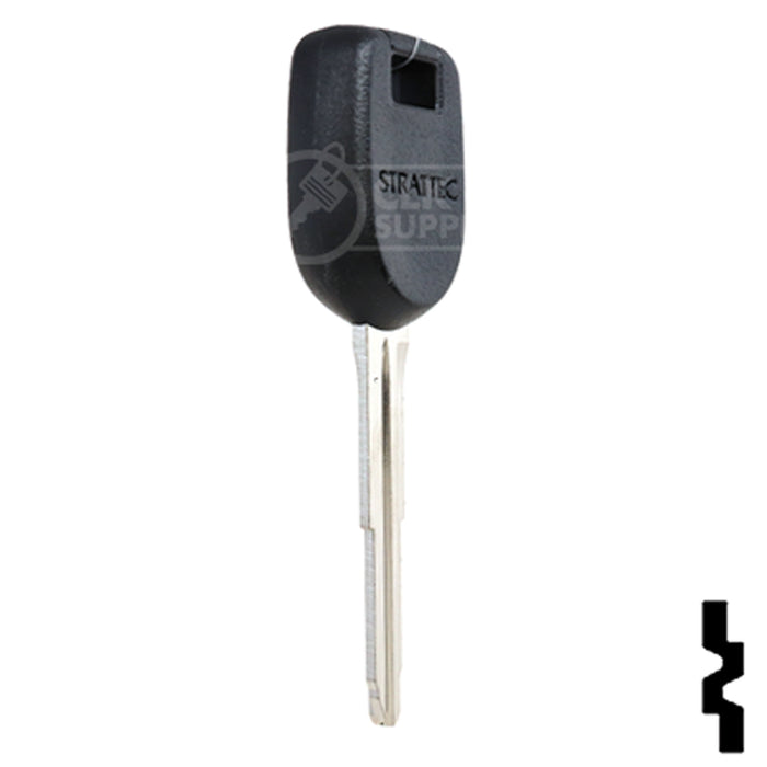 Uncut Transponder Key w/ Strattec Logo | Mitsubishi | MIT12PT Automotive Key Strattec