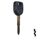 Uncut Transponder Key w/ Strattec Logo | Mitsubishi | MIT12PT Automotive Key Strattec