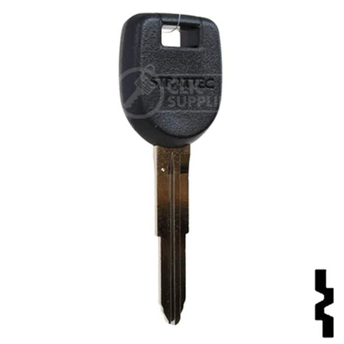 Uncut Transponder Key w/ Strattec Logo | Mitsubishi | MIT12PT Automotive Key Strattec