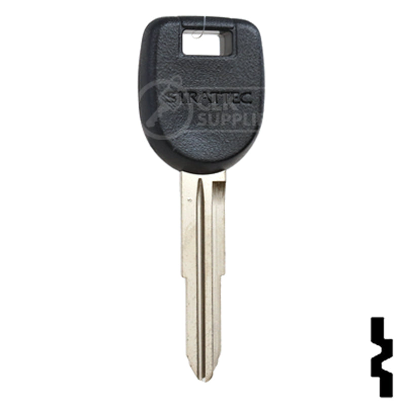 Uncut Transponder Key w/ Strattec Logo | Mitsubishi | MIT12PT Automotive Key Strattec