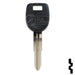 Uncut Transponder Key w/ Strattec Logo | Mitsubishi | MIT12PT Automotive Key Strattec