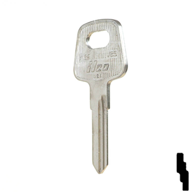 V35, X139 Audi Key Automotive Key Ilco