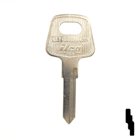 V35, X139 Audi Key Automotive Key Ilco