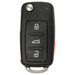 Volkswagen 4 Button Flip Smart Key 4B3–By Ilco Automotive Key Ilco