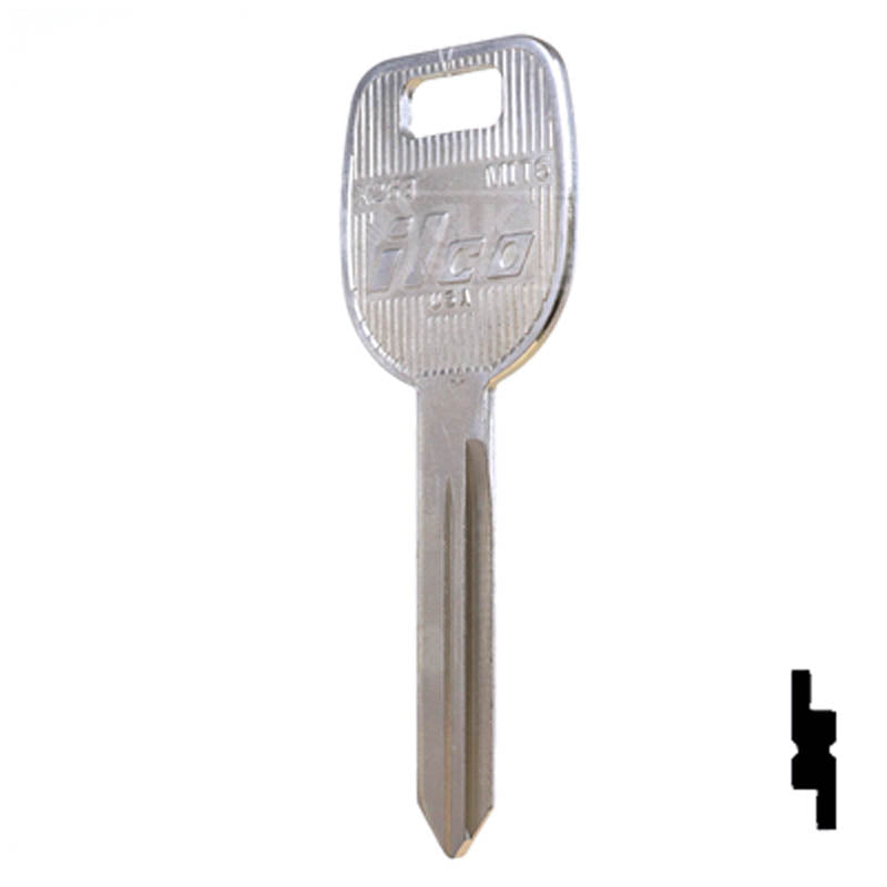 X263 ( MIT6 ) Mitsubishi Key Automotive Key Ilco