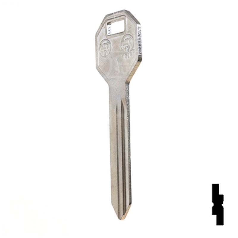 X264 ( MIT7 ) Mitsubishi Key Automotive Key Ilco