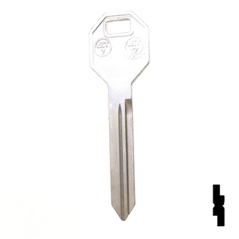 X264 ( MIT7 ) Mitsubishi Key Automotive Key Ilco