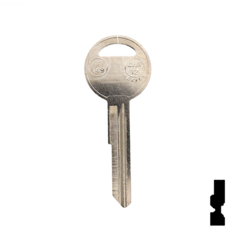 Y149, S1770U Chrysler Key Automotive Key JMA USA