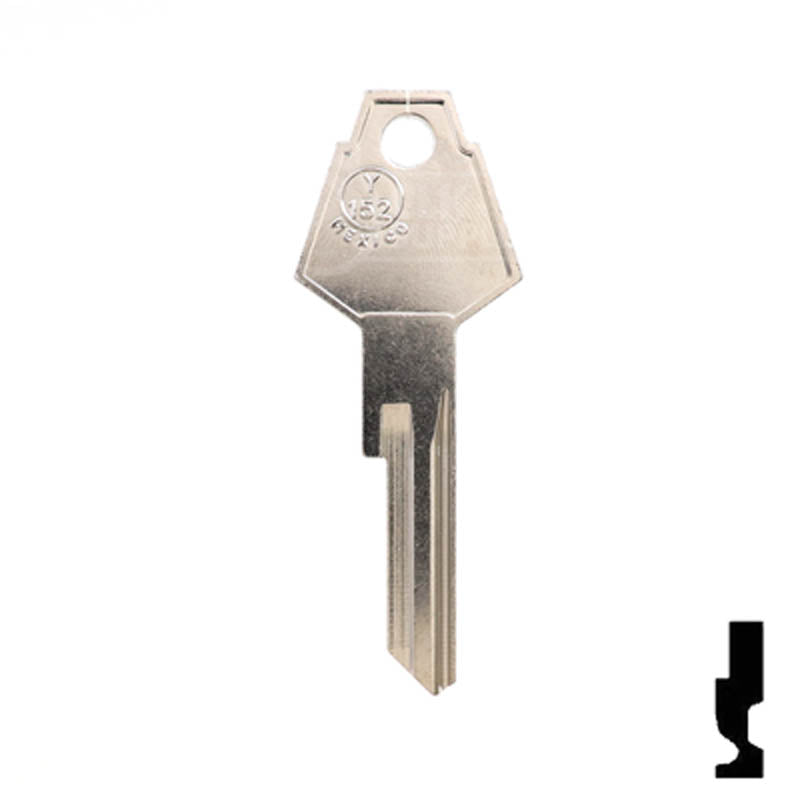 Y152, P1770U Chrysler Key Automotive Key JMA USA