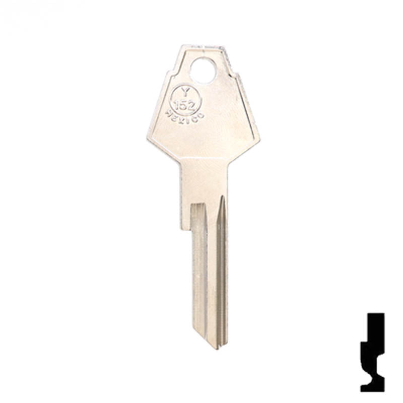 Y152, P1770U Chrysler Key Automotive Key JMA USA