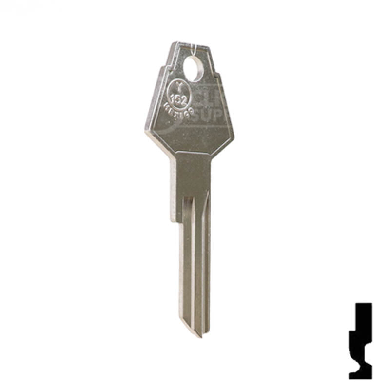 Y152, P1770U Chrysler Key Automotive Key JMA USA