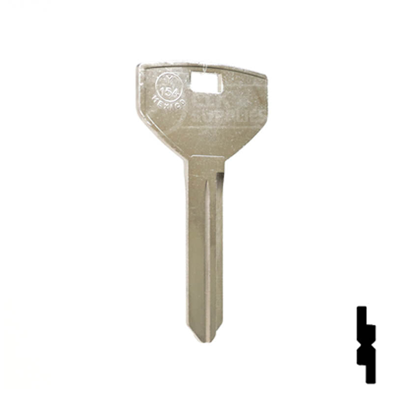 Y154, P1789 Chrysler Key Automotive Key JMA USA