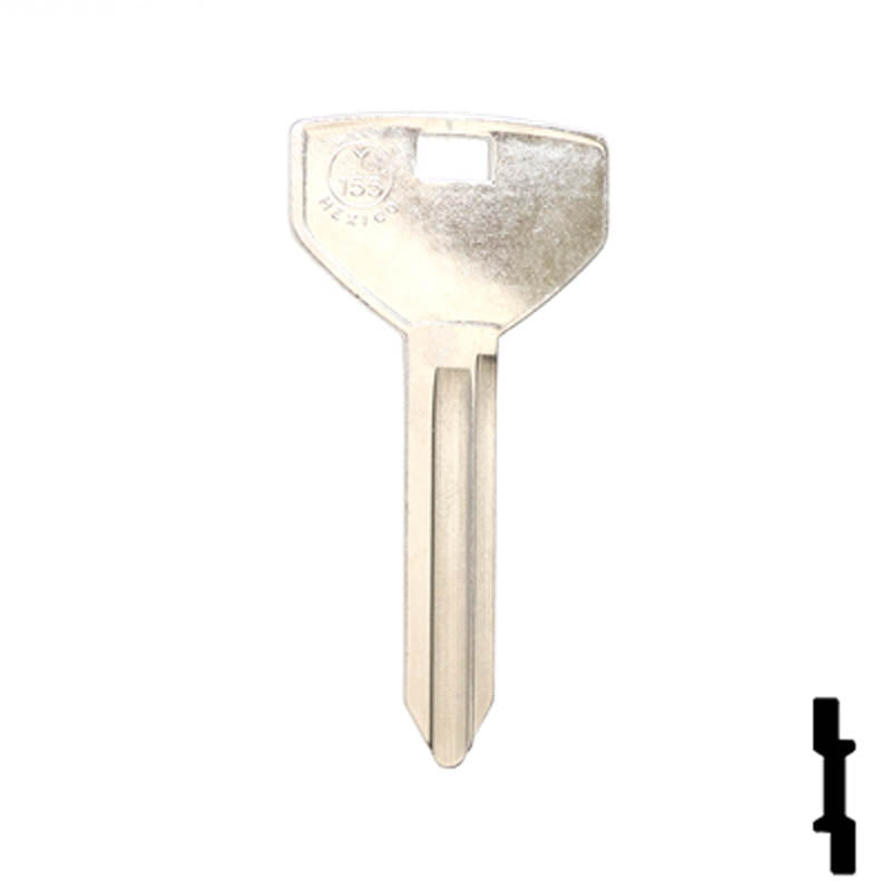Y155, P1793 Chrysler Key Automotive Key JMA USA