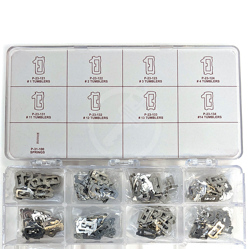 ASP GM High Security Lock and Wafer Kit (5 locks, 1 kit) Automotive Pinning Kit ASP
