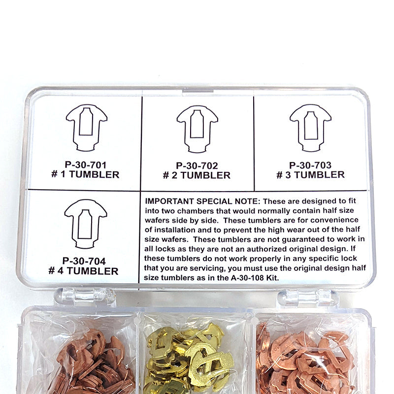 Toyota Wide Tumbler Replacement Kit for Split Tumblers (A-30-117) Automotive Pinning Kit ASP