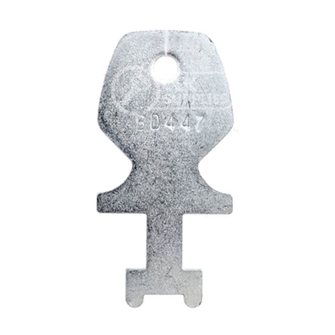 Precut Dispenser Key | Georgia Pacific, Bobrick | BD447 Dispenser Key Framon