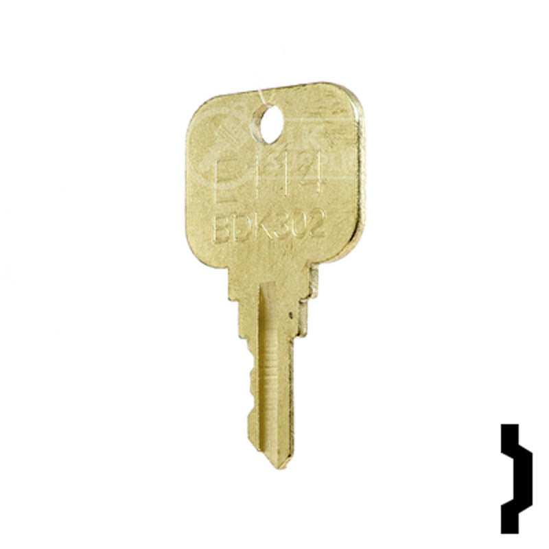 Precut Dispenser Key | Georgia Pacific, Jofel, American Specialties | BD302 Dispenser Key Framon