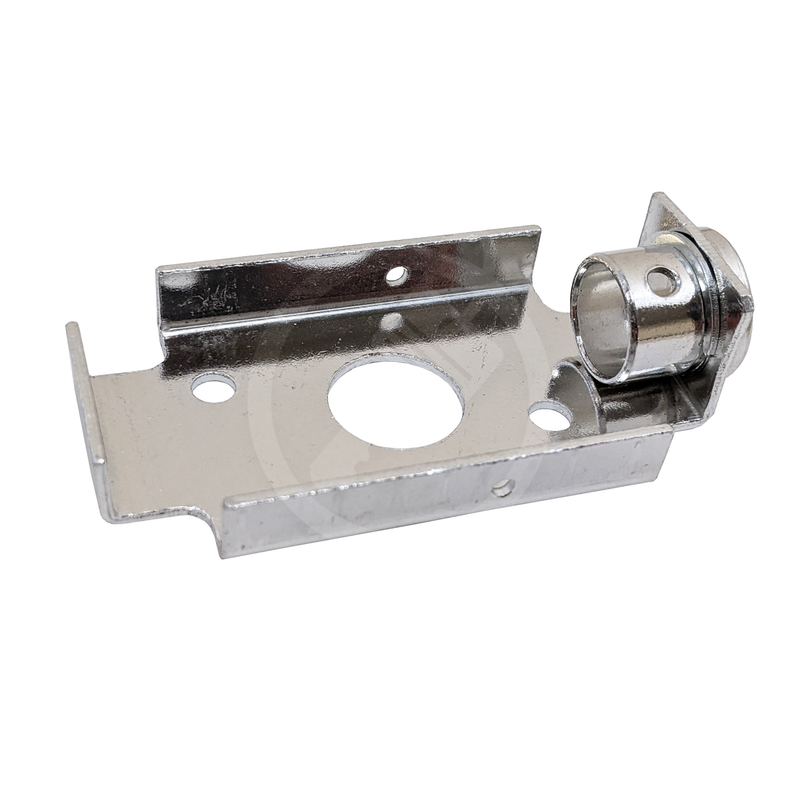 3/8" Unpainted Assembled DL Mount w/Connector, C Clip & Screws Door Loop Accessory Keedex