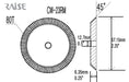 OEM Replacement for CW-23RM Cutter for 9120RM Edge Key Cutting Wheel Raise